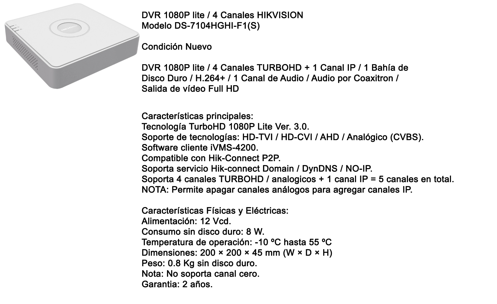 DVR F1 S