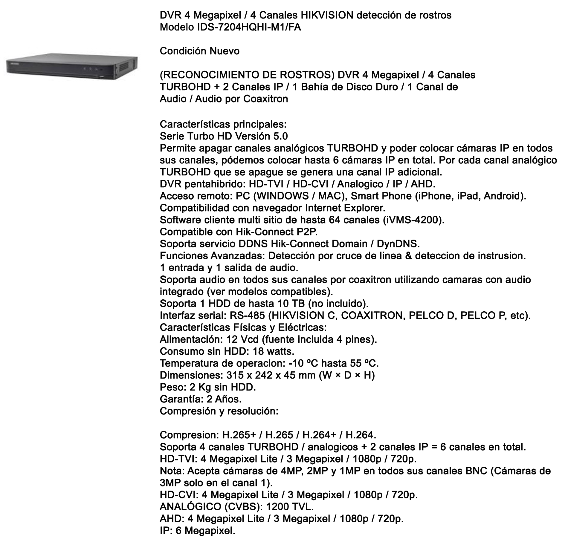 dvr 4m fa